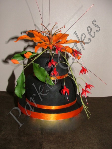 tiger lilly birthday cake